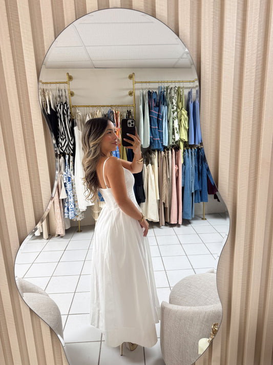 White Mide Dress