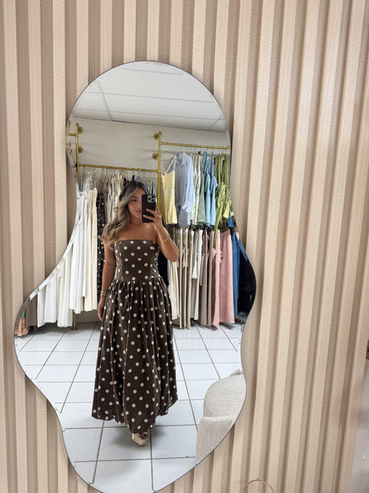 Polka Dot Midi Dress