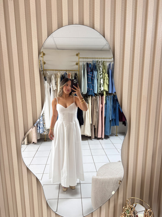 White Mide Dress