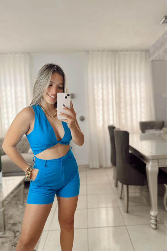 Summer Blue Top